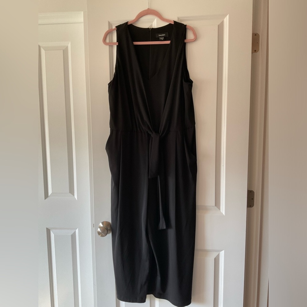 Karen Kane 1x black romper - stretchy/dress up or casual